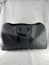 Keepall Bandouliere Bag Monogram Eclipse Canvas 45