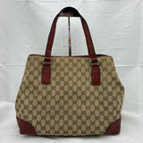 Monogram Web Medium Dressage Tote Red