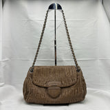 Nappa Gaufre Flap Shoulder Bag