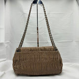 Nappa Gaufre Flap Shoulder Bag