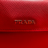 Prada Medium Saffiano Cuir Double Bag Pink