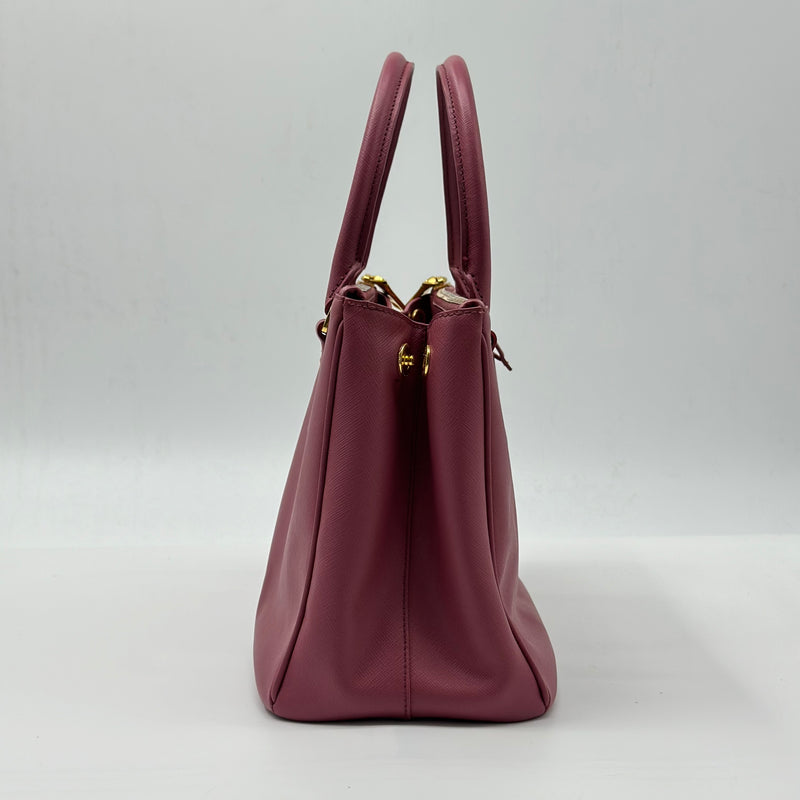 Prada Galleria Double Zip Tote Saffiano Leather Small