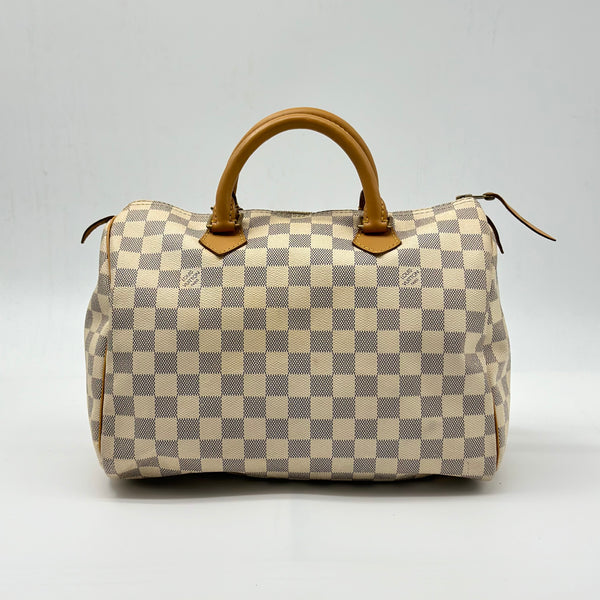 Louis Vuitton Damier Azur Speedy 30 Boston Hand Bag