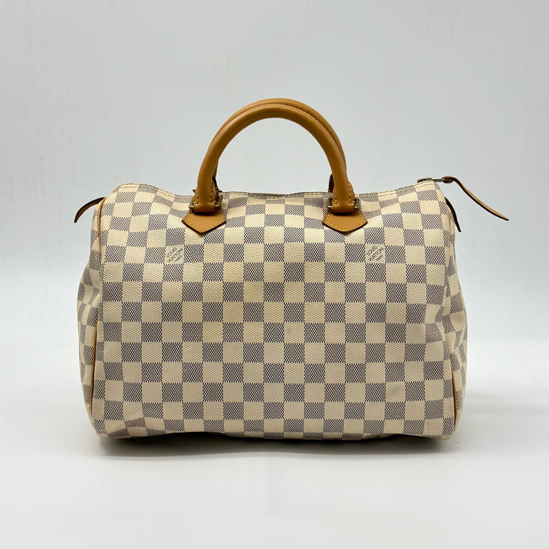 Louis Vuitton Damier Azur Speedy 30 Boston Hand Bag