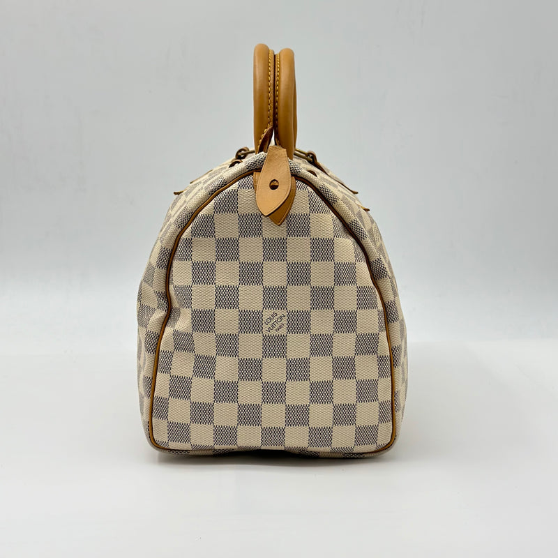 Louis Vuitton Damier Azur Speedy 30 Boston Hand Bag