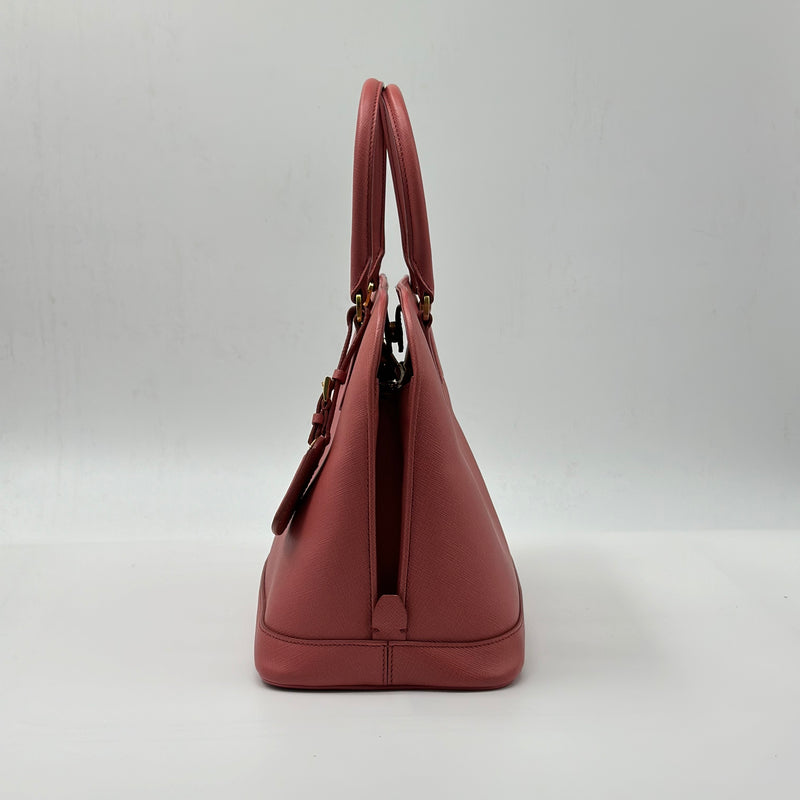 Prada Pink Saffiano Promenade Medium Handbag