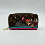 Louis Vuitton Christmas Animation Wallets Feature 1920s Graphics