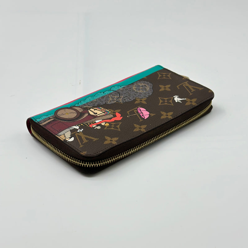 Louis Vuitton Christmas Animation Wallets Feature 1920s Graphics