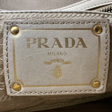 PRADA Jacquard Logo Tote Corda Talco