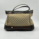 GUCCI Monogram Web Mayfair Top Handle