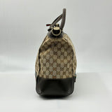 GUCCI Monogram Web Mayfair Top Handle