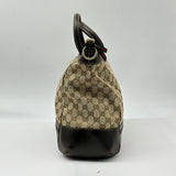 GUCCI Monogram Web Mayfair Top Handle