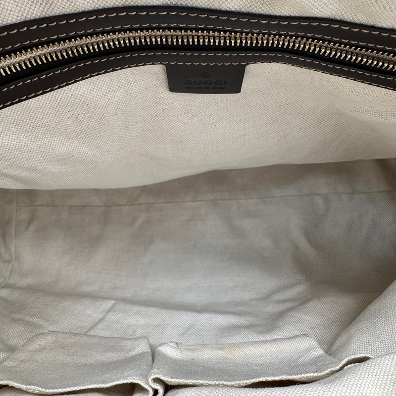 GUCCI Monogram Web Mayfair Top Handle