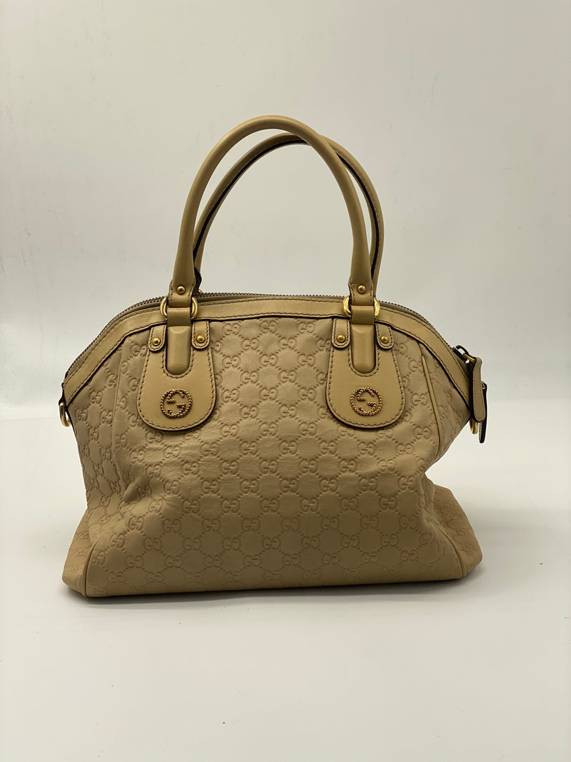 Gucci Scarlett Top Handle Bag GG Canvas Medium