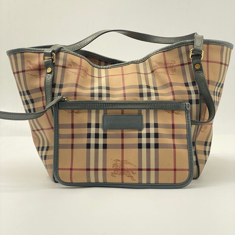 Burberry Canterbury Tote House Check Canvas Small