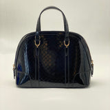 Gucci Nice Top Handle Bag Microguccissima Patent Large