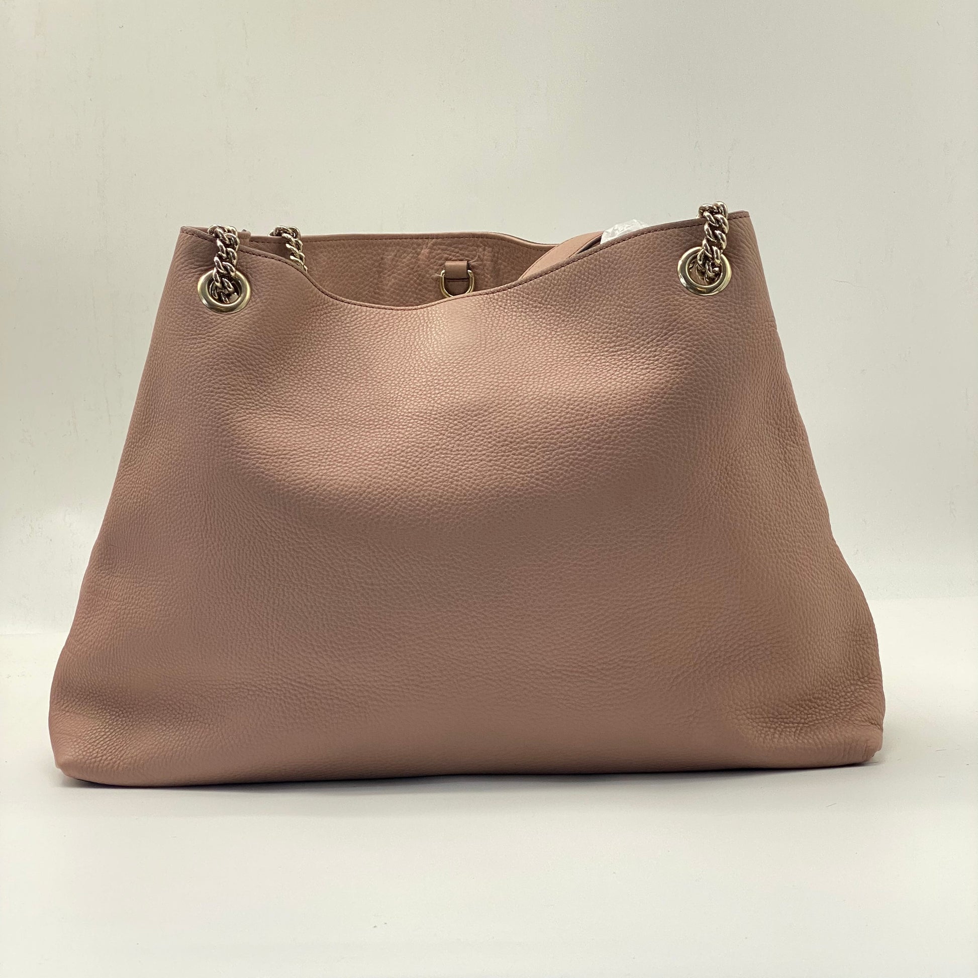Gucci Soho Chain Strap Shoulder Bag Leather Medium Pink