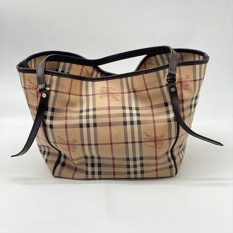 BURBERRY  Haymarket Check Small Canterbury Tote