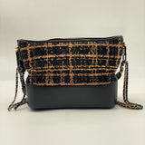 Gabrielle Hobo Quilted Tweed and Calfskin Medium