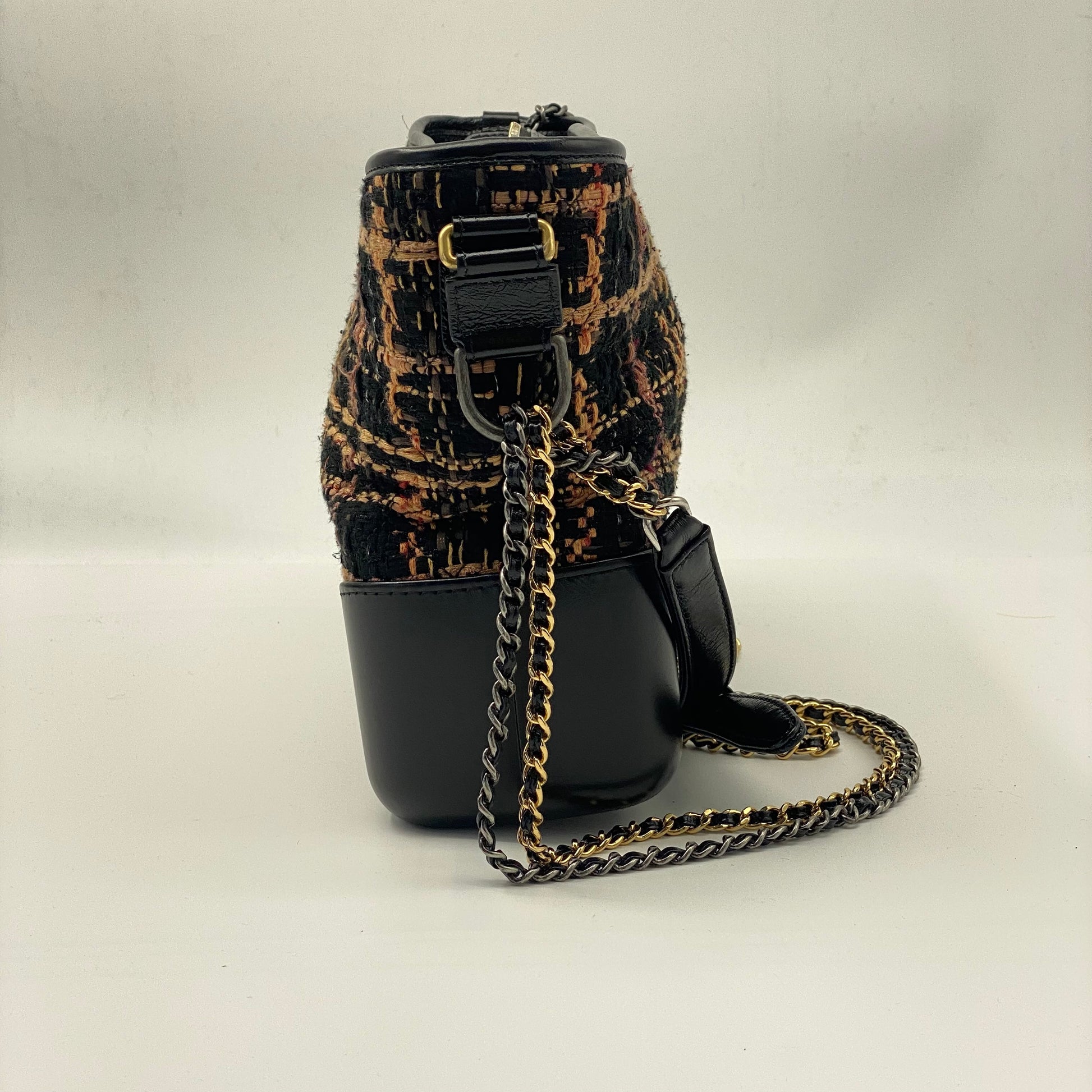 Gabrielle Hobo Quilted Tweed and Calfskin Medium