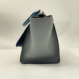 CELINE Celine Tri Color Leather Medium Trapeze Bag