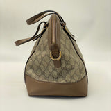 GUCCI  GG Supreme Monogram Medium Nice Top Handle Dome Bag Beige