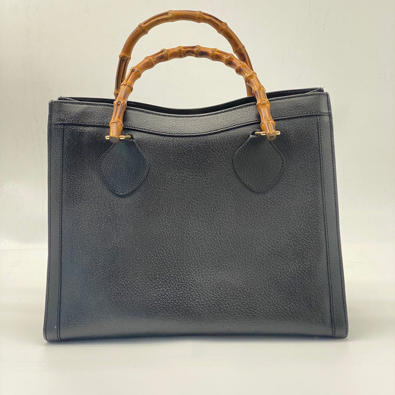 Gucci Diana NM Bamboo Handle Tote Leather