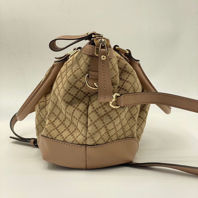 Gucci Sukey Top Handle Satchel Diamante Canvas Medium