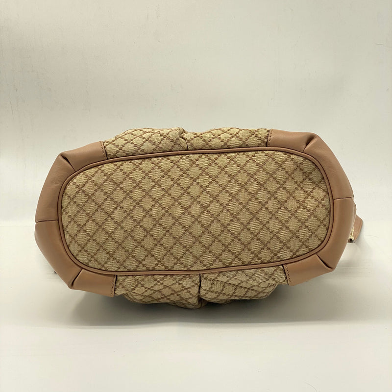 Gucci Sukey Top Handle Satchel Diamante Canvas Medium