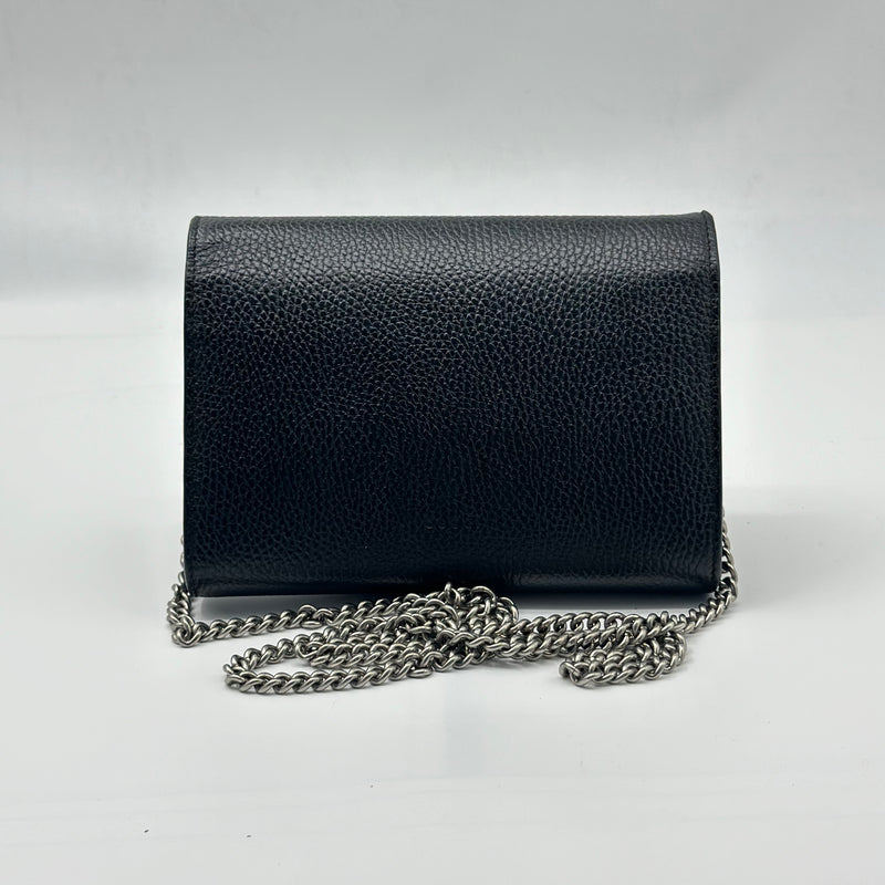 Dionysus Chain Wallet Leather with Embellished Detail Small