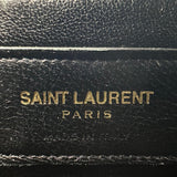 Saint Laurent Classic Monogram Clutch Metallic Calfskin Long