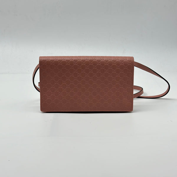 Gucci Wallet on Strap Microguccissima Leather