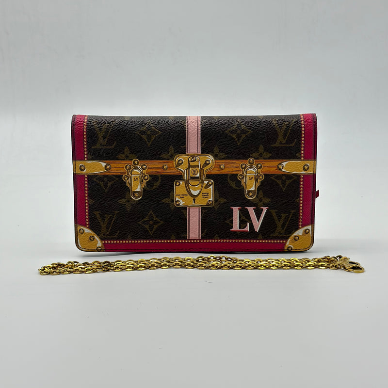 Louis Vuitton Weekend Pochette Limited Edition Summer Trunks Monogram Canvas