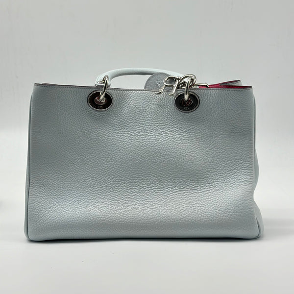 CHRISTIAN DIOR  Bullcalf Medium Diorissimo Tote Grey