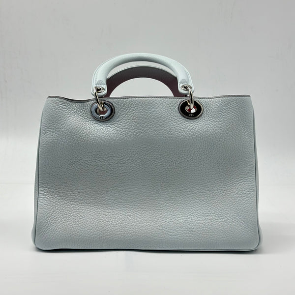 CHRISTIAN DIOR  Bullcalf Medium Diorissimo Tote Grey