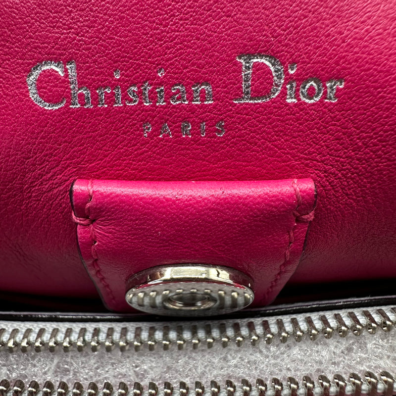 CHRISTIAN DIOR  Bullcalf Medium Diorissimo Tote Grey