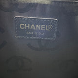 CHANEL Wild Stitch Coco Mark Tote Bag Handbag Leather Black