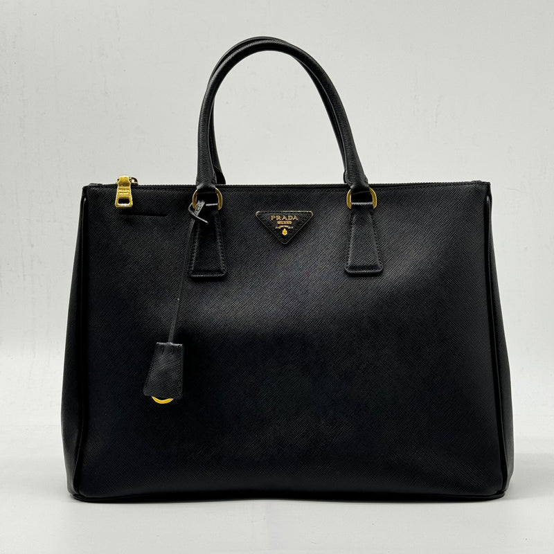 PRADA Saffiano Lux Medium Tote Black