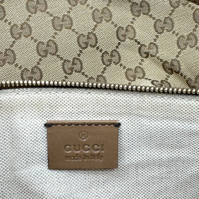 GUCCI GG Canvas Medium Craft Tote with Pouch