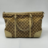 GUCCI Monogram Small Lovely Heart Tote White