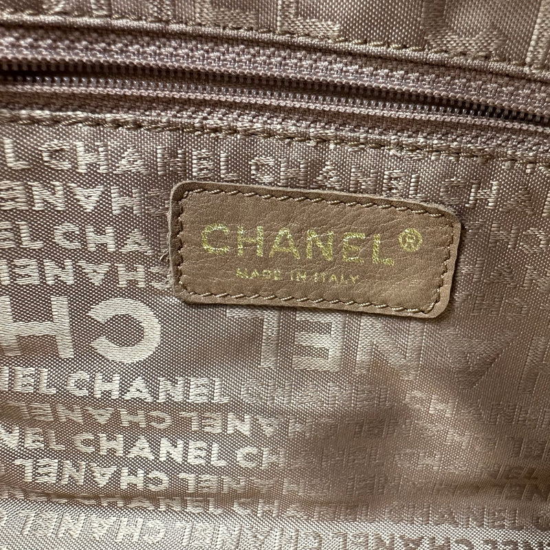 Chanel Pink Brushed Caviar Mini Bowler