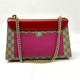 Gucci Padlock Shoulder Bag GG Coated Canvas and Leather