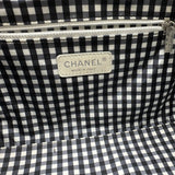 CHANEL Lipstick Accordion Tote Patent Vinyl Large