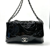 CHANEL Timeless/Classique Patent Leather Crossbody Bag