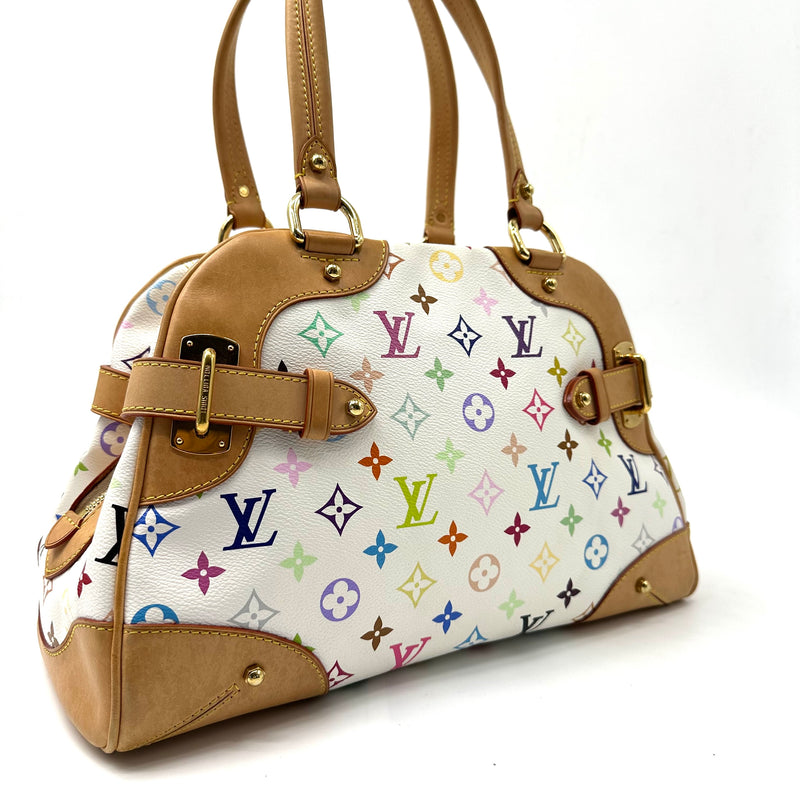 LOUIS VUITTON  Monogram Multicolor Claudia White