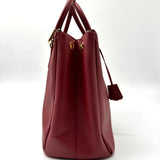 Prada Double Zip Lux Tote Saffiano Leather Large