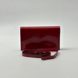 Polished Calfskin Icon Wallet Red