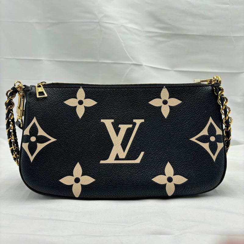 Multi Pochette Accessoires Bicolor Monogram Empreinte Giant