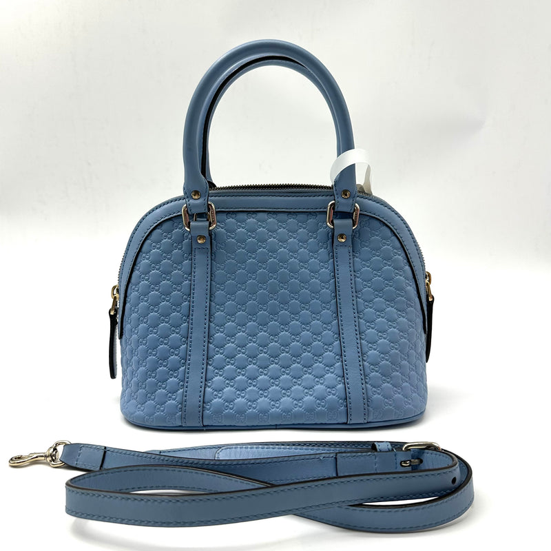 Gucci Convertible Dome Satchel Microguccissima Leather Mini