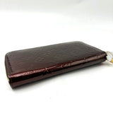 Louis Vuitton Amarante Monogram Vernis Zippy Wallet